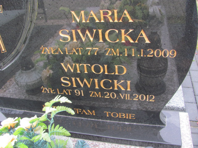 Maria Siwicka 1931 Lubartów - Grobonet - Wyszukiwarka osób pochowanych