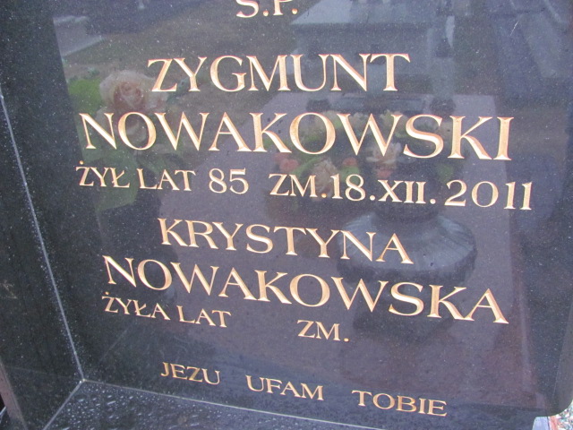 Krystyna Nowakowska 1927 Lubartów - Grobonet - Wyszukiwarka osób pochowanych