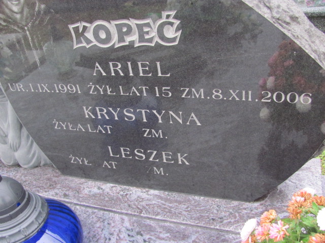 Leszek Kopeć 1959 Lubartów - Grobonet - Wyszukiwarka osób pochowanych
