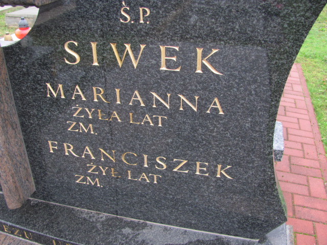 Franciszek Siwek 1925 Lubartów - Grobonet - Wyszukiwarka osób pochowanych