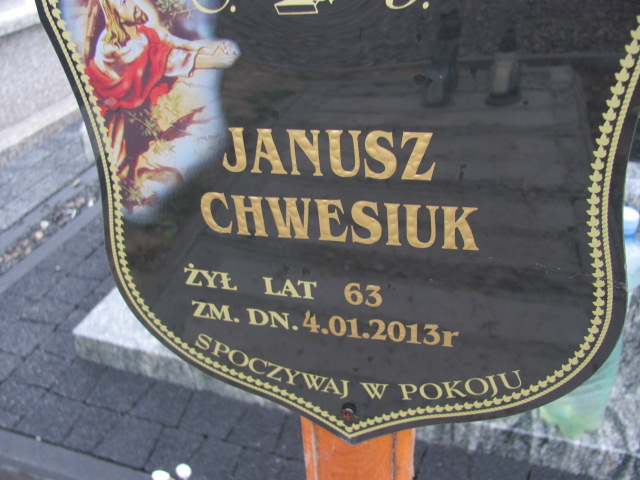 Janusz Chwesiuk 1949 Lubartów - Grobonet - Wyszukiwarka osób pochowanych