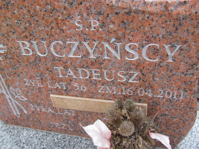 Tadeusz Buczyński 1954 Lubartów - Grobonet - Wyszukiwarka osób pochowanych