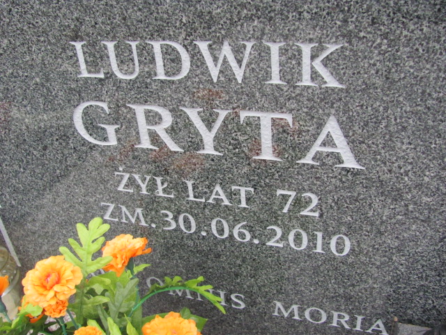 Ludwik Gryta 1937 Lubartów - Grobonet - Wyszukiwarka osób pochowanych