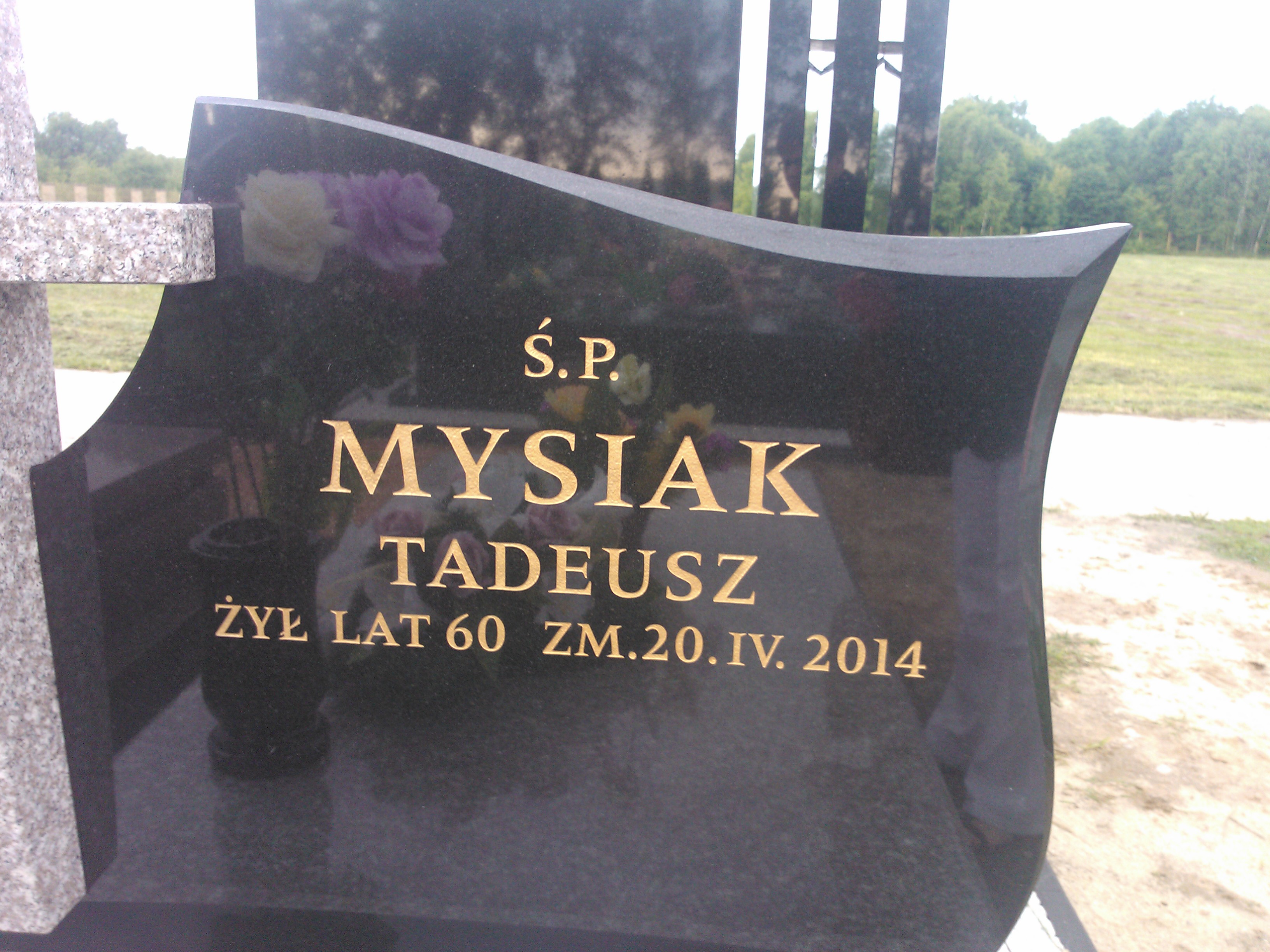 Tadeusz Mysiak 1954 Lubartów - Grobonet - Wyszukiwarka osób pochowanych